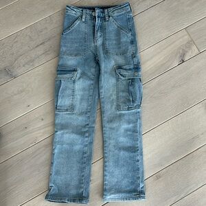 Girls Straight Leg Cargo Style Joe’s Jeans, Size 8